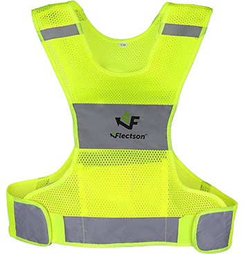 Reflective Running Vest With Pocket - Flectson Safety Wear